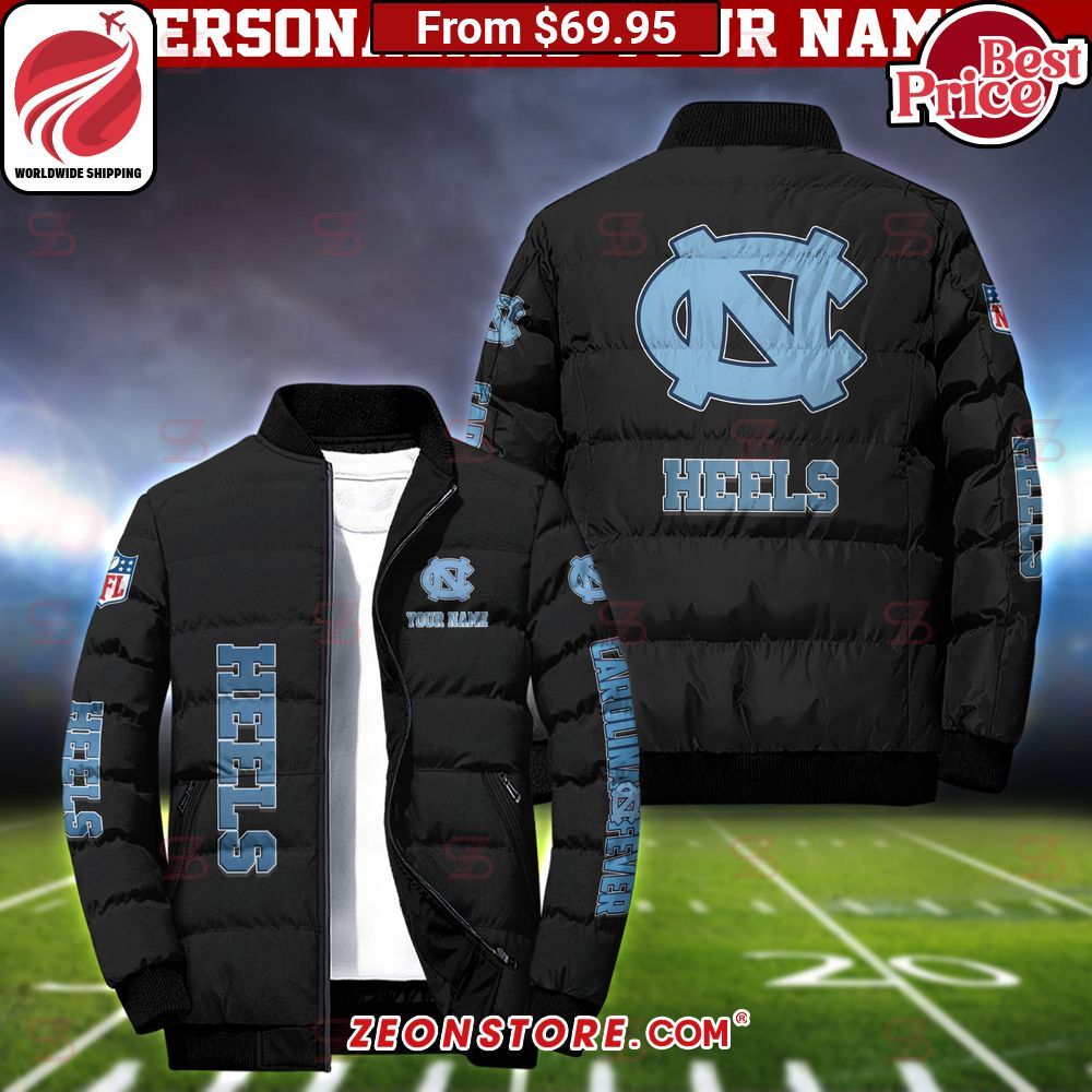 North Carolina Tar Heels Custom Puffer Down Jacket