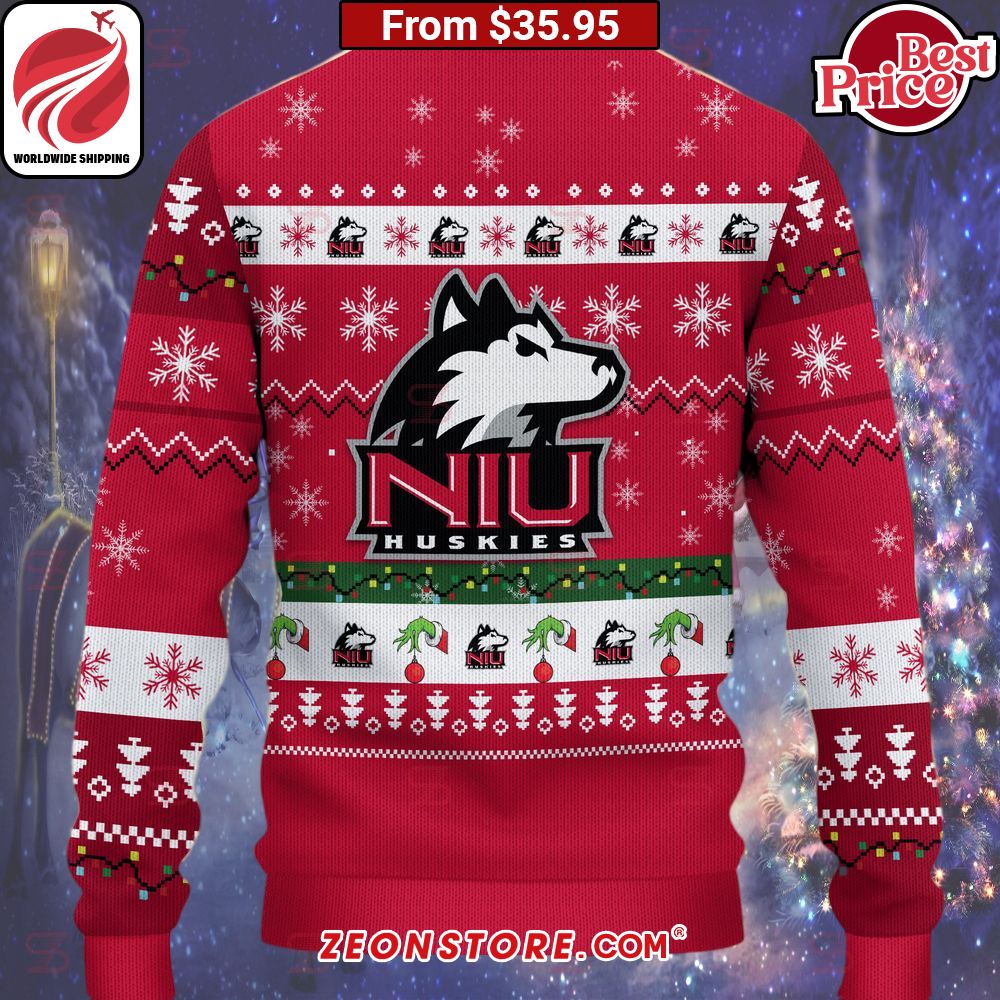 Northern Illinois Huskies Grinch Christmas Sweater
