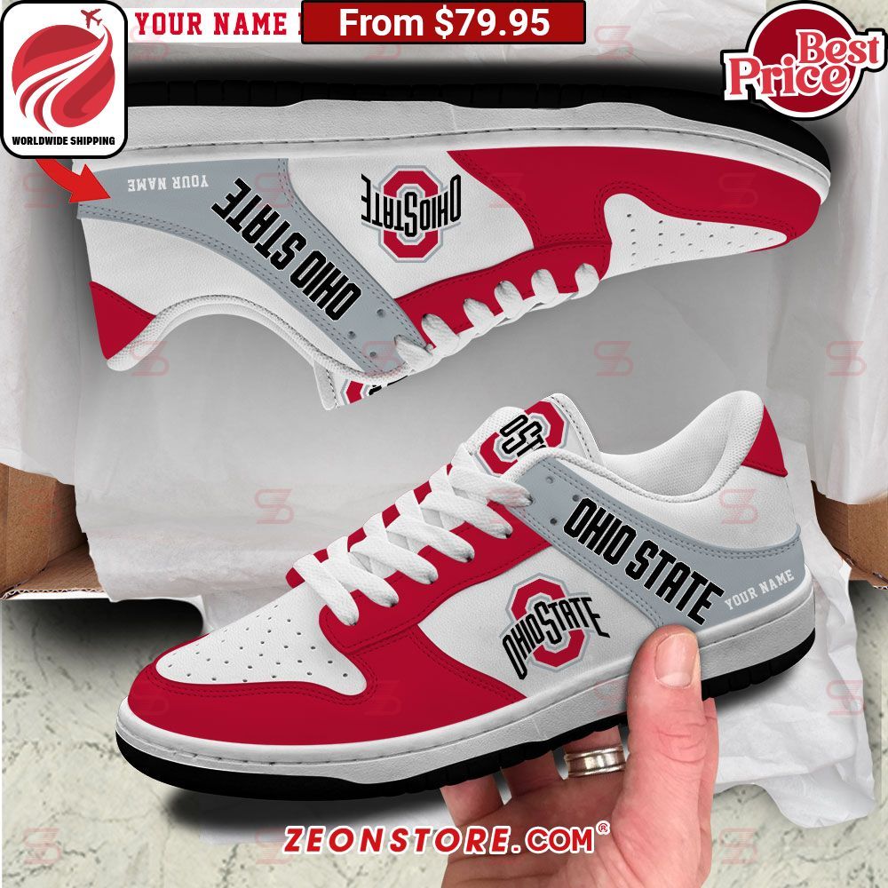 Ohio State Buckeyes Custom Nike Dunk Low