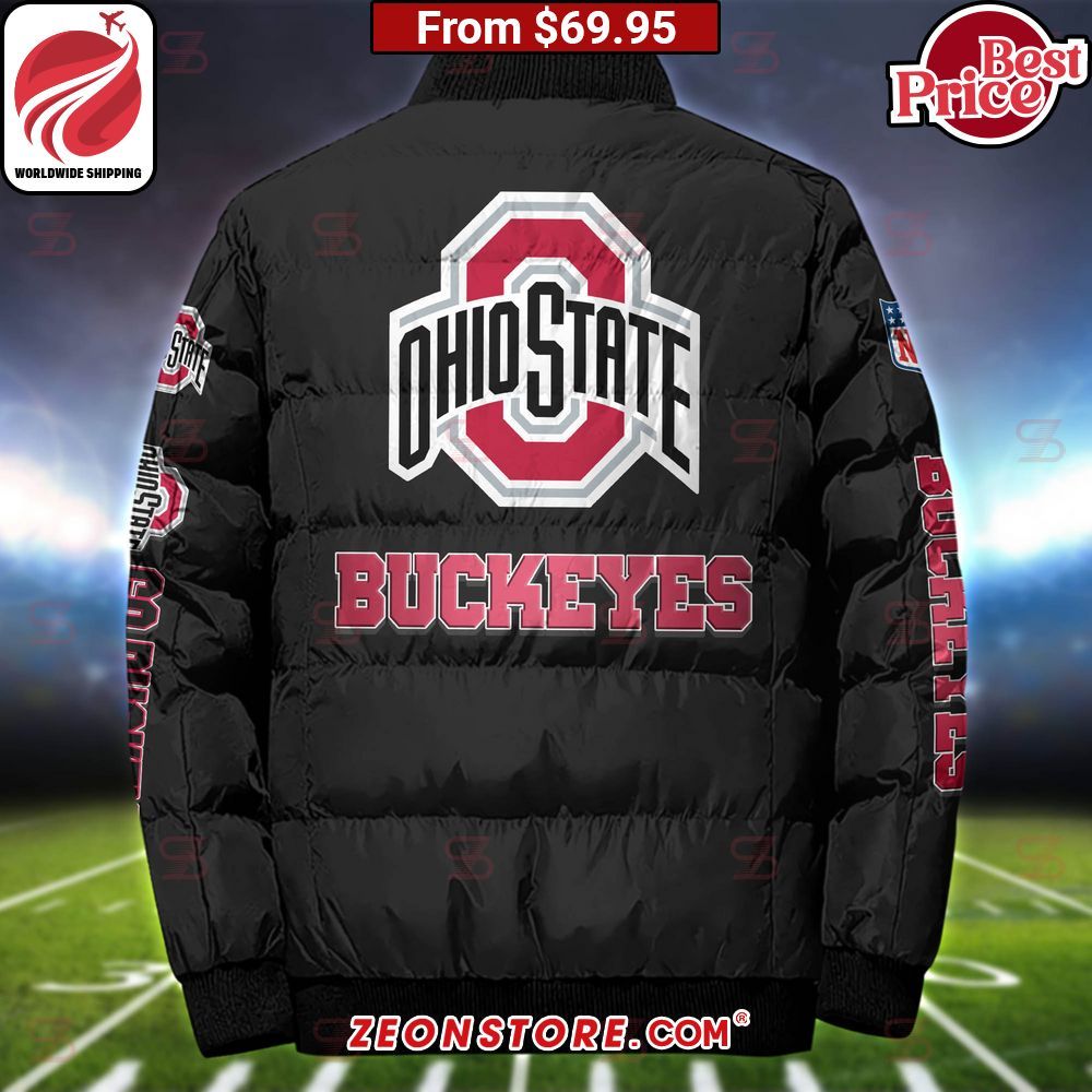 Ohio State Buckeyes Custom Puffer Down Jacket