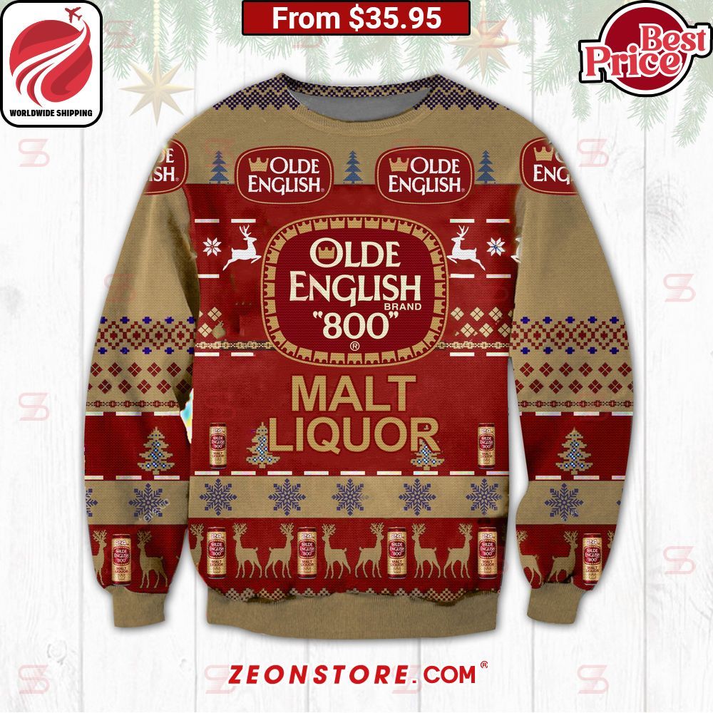 Olde English 800 Christmas Sweater