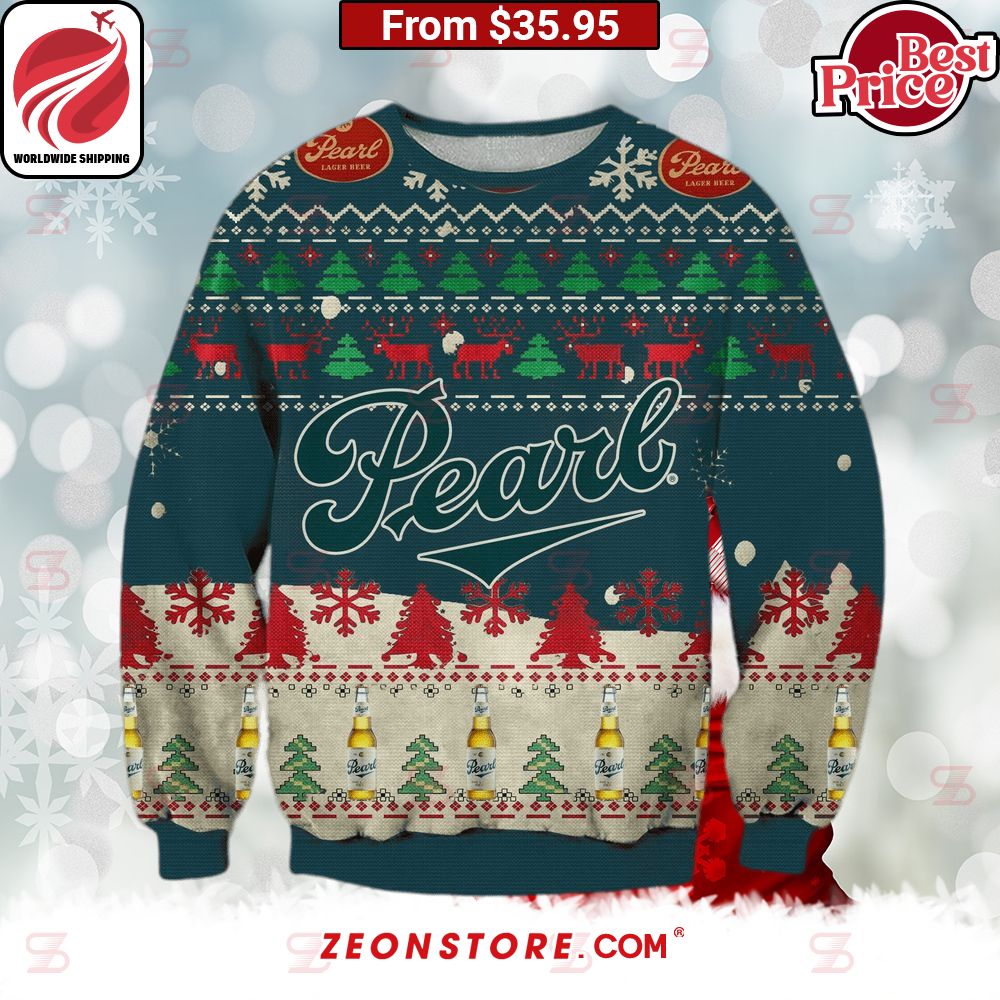 Pearl Beer Christmas Sweater