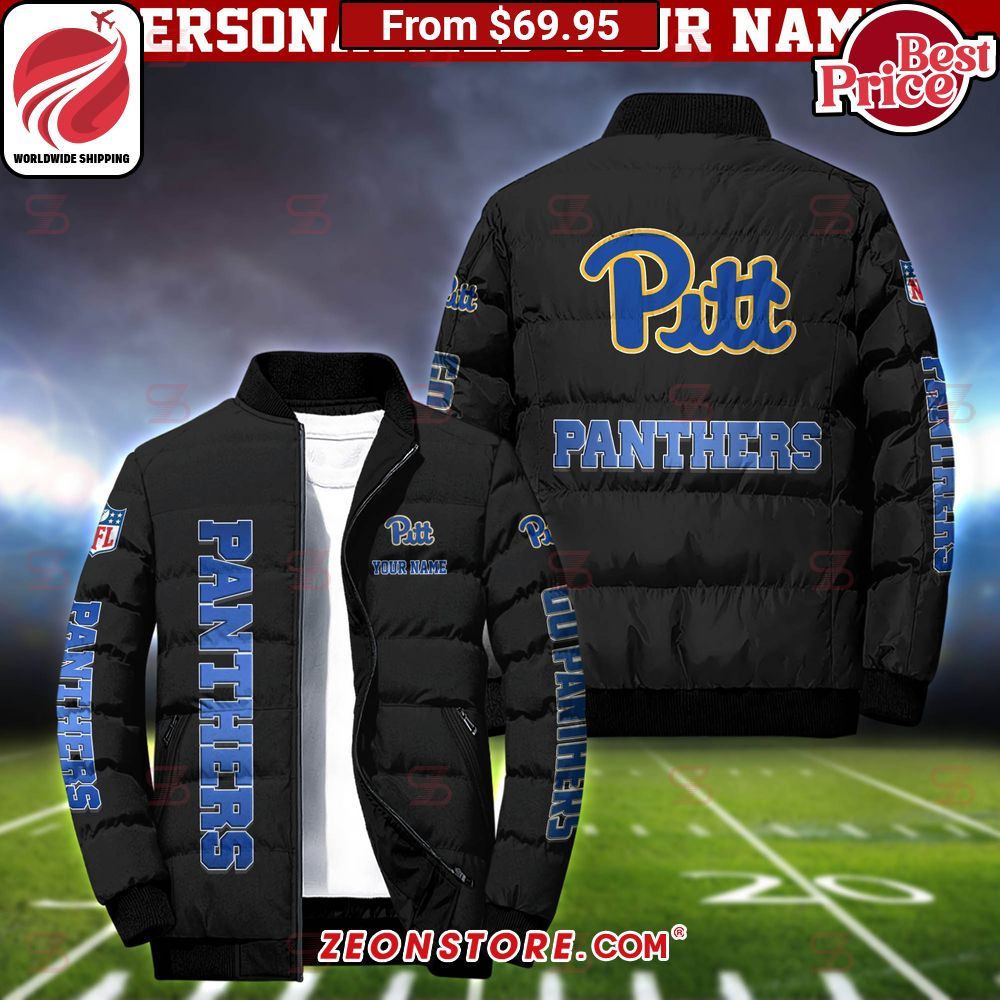 Pittsburgh Panthers Custom Puffer Down Jacket