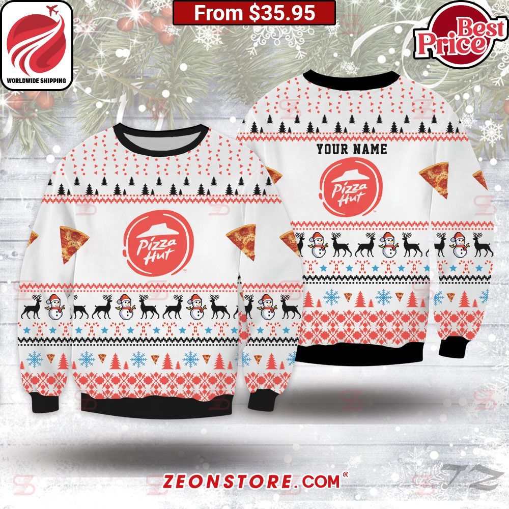 Pizza Hut Custom Christmas Sweater