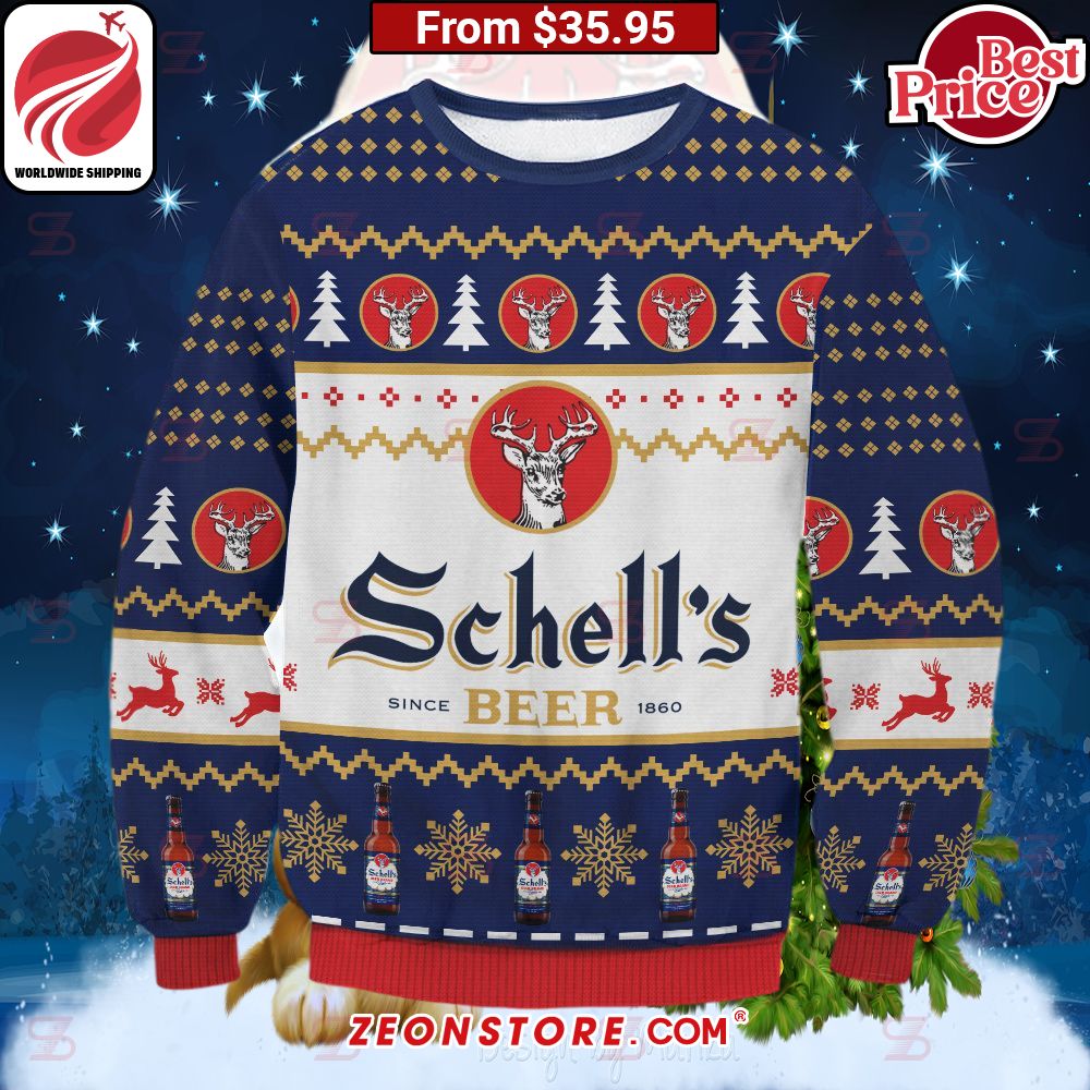 Schell's Beer Christmas Sweater