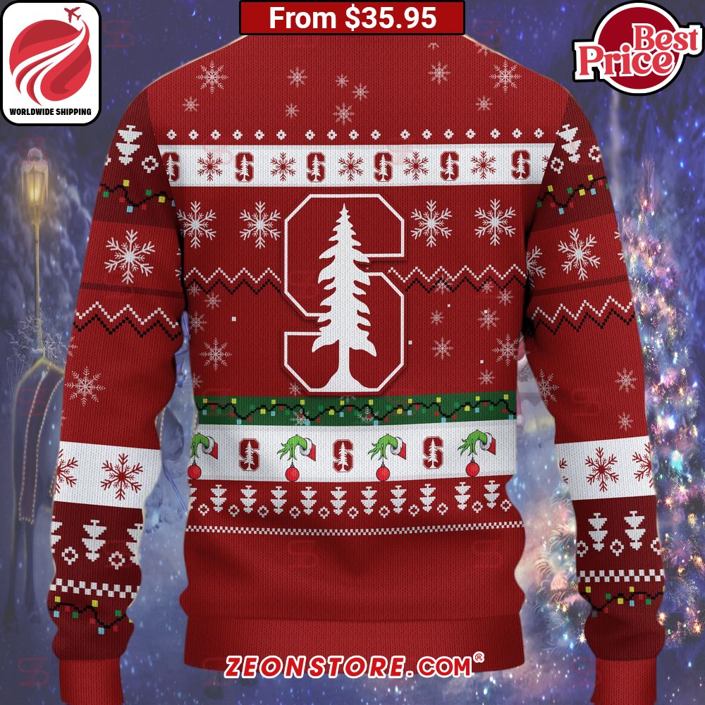 Stanford Cardinal Grinch Christmas Sweater