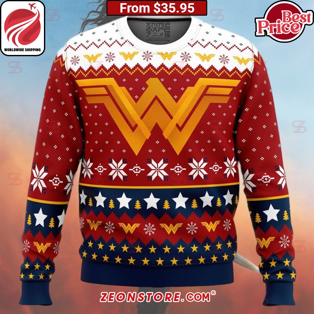 Super Heroes Wonder Woman Sweater