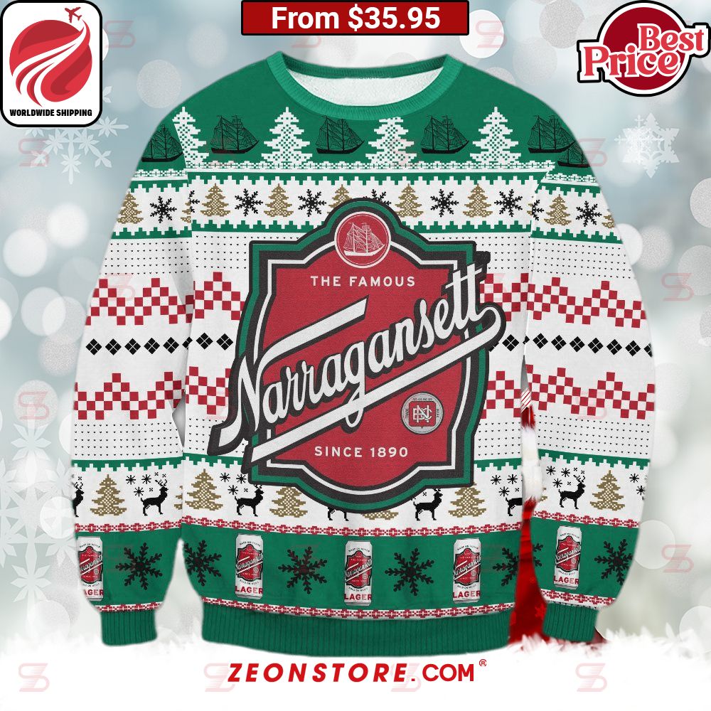 The Famous Narragansett Christmas Sweater