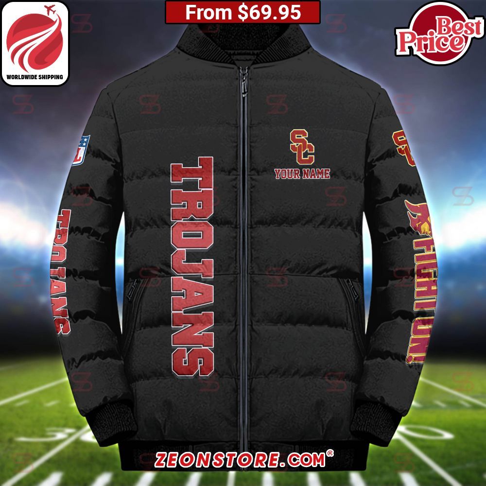 USC Trojans Custom Puffer Down Jacket