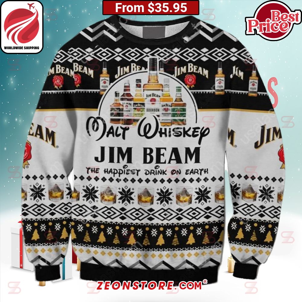 Walt Whiskey Jim Beam The Happiest Sweater