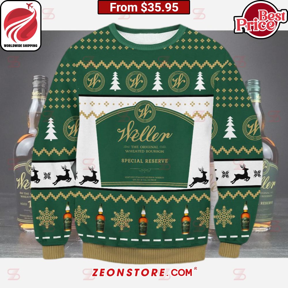 Weller Bourbon Christmas Sweater