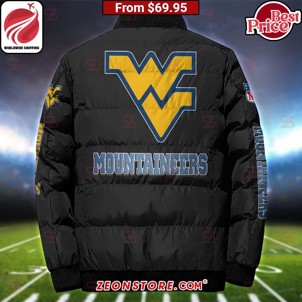 West Virginia Mountaineers Custom Puffer Down Jacket