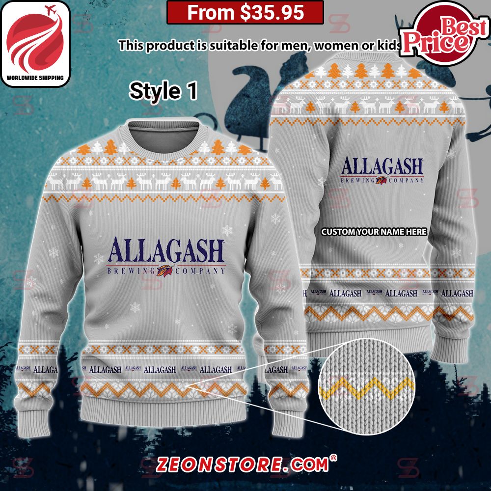 Allagash White Custom Sweater Damn good