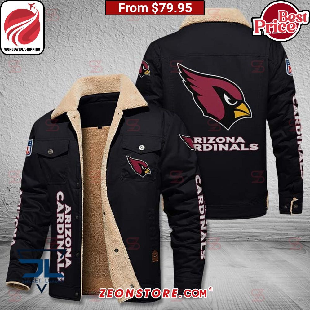 Arizona Cardinals Fleece Leather Jacket Such a scenic view ,looks great.