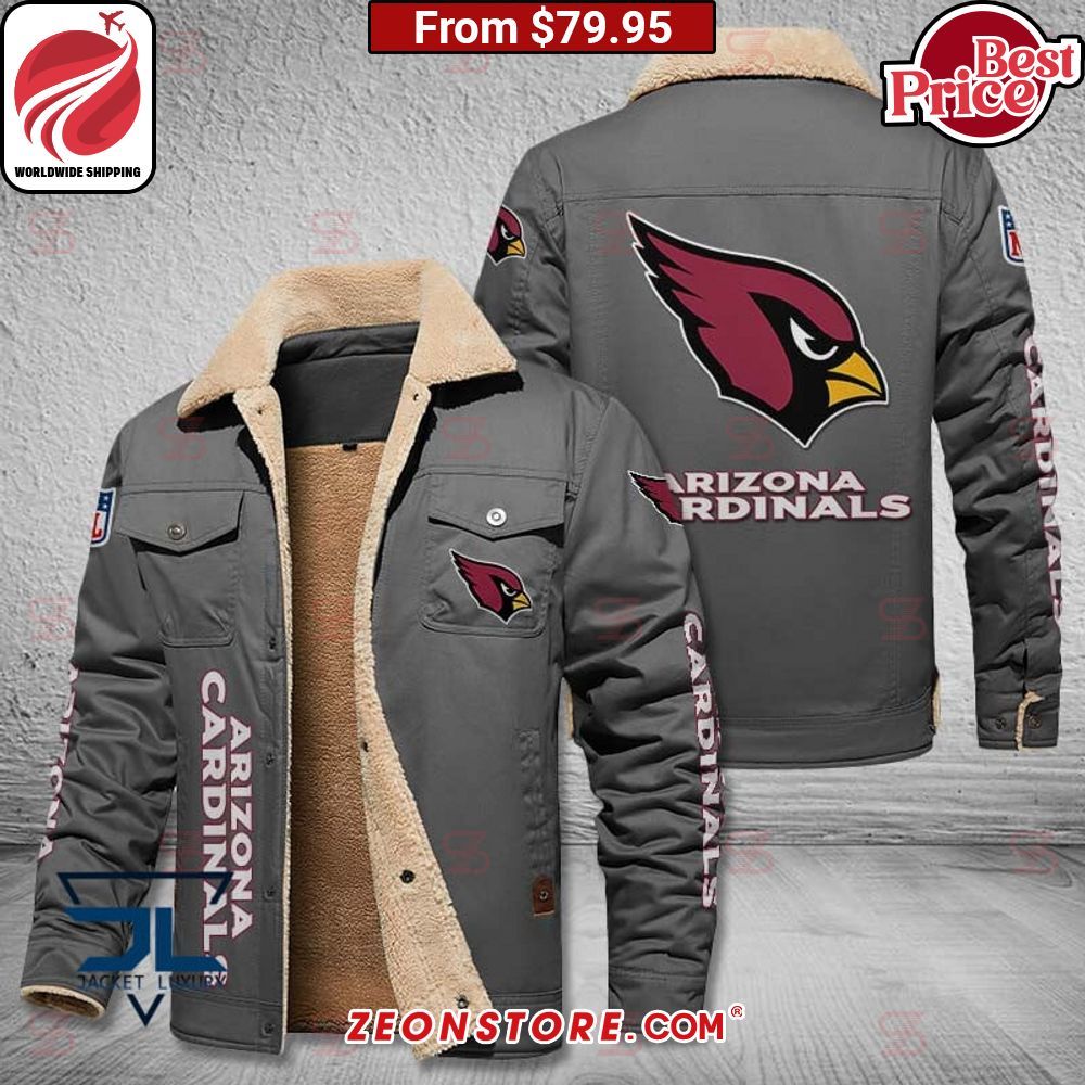 Arizona Cardinals Fleece Leather Jacket Good one dear