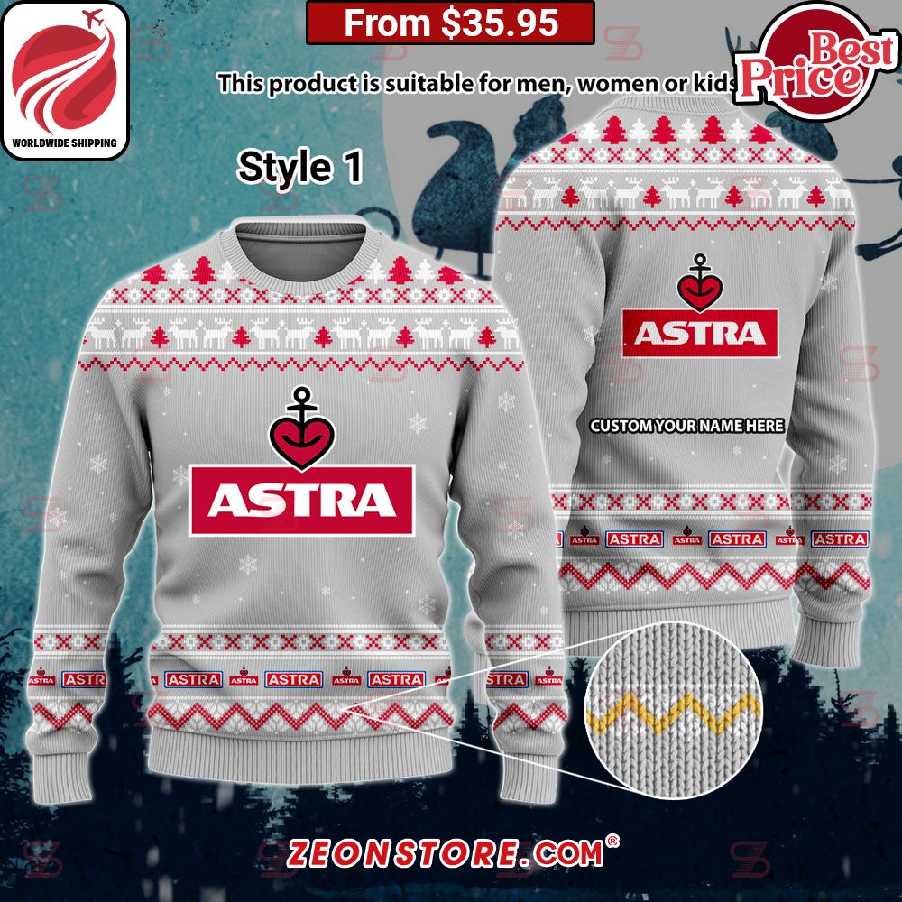 Astra Custom Sweater Such a charming picture.
