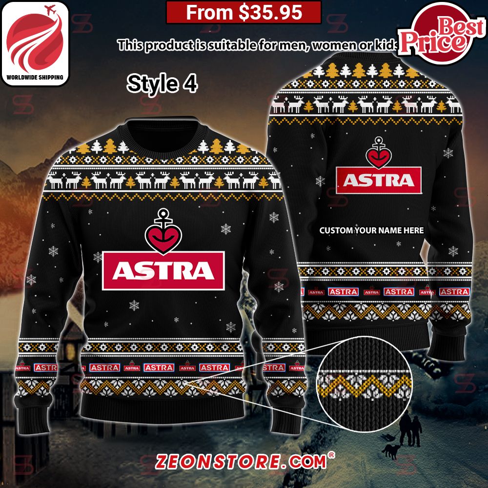 Astra Custom Sweater Hundred million dollar smile bro