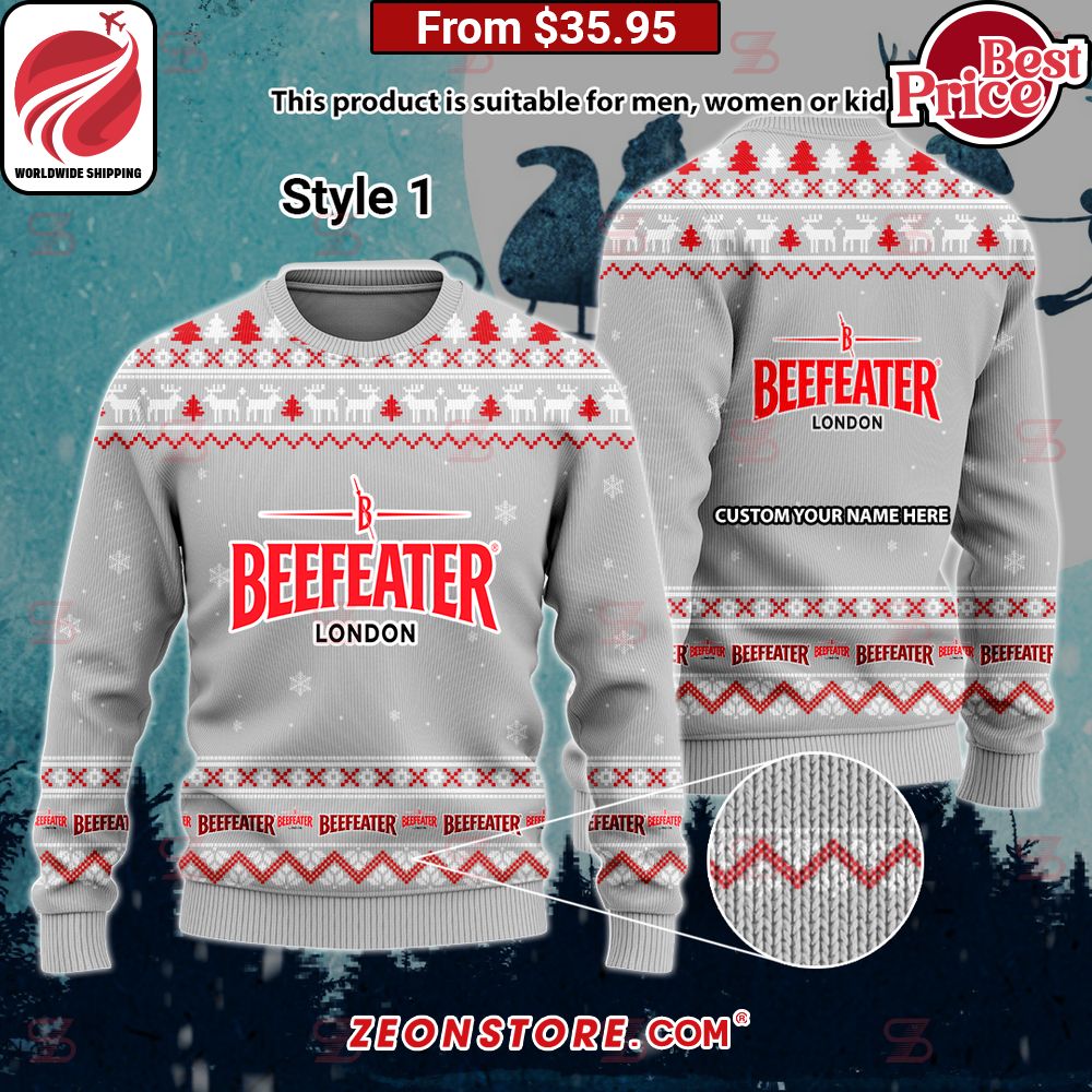 Beefeater London Custom Sweater The power of beauty lies within the soul.