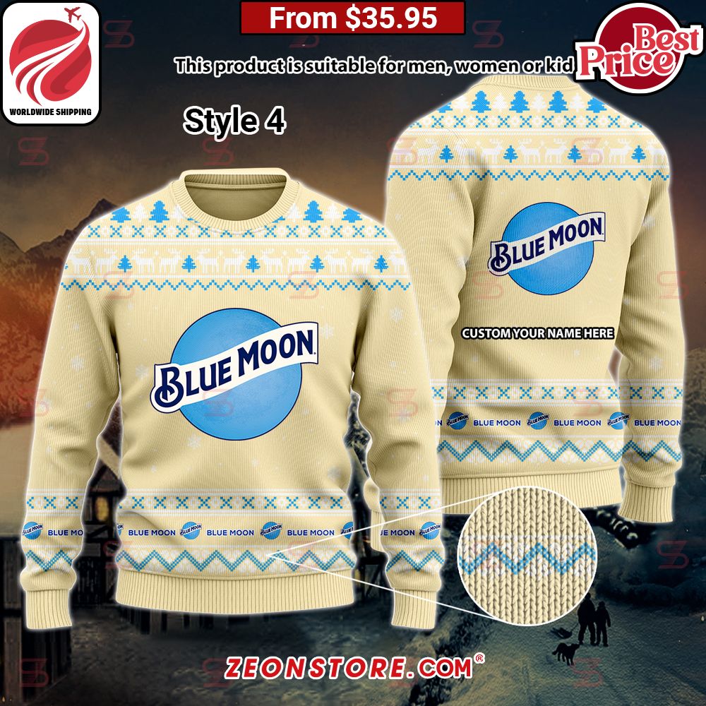 Blue Moon Custom Sweater You guys complement each other
