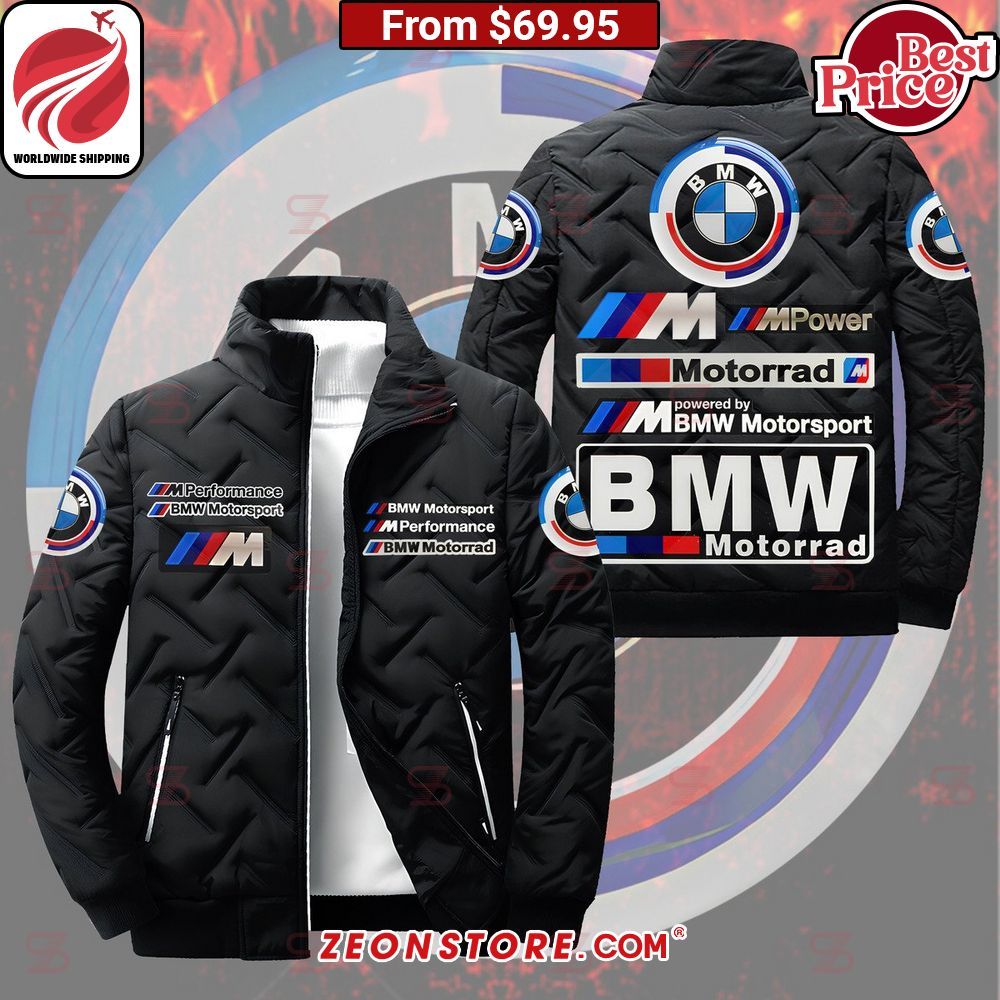 BMW Power Motorrad Puffer Down Jacket