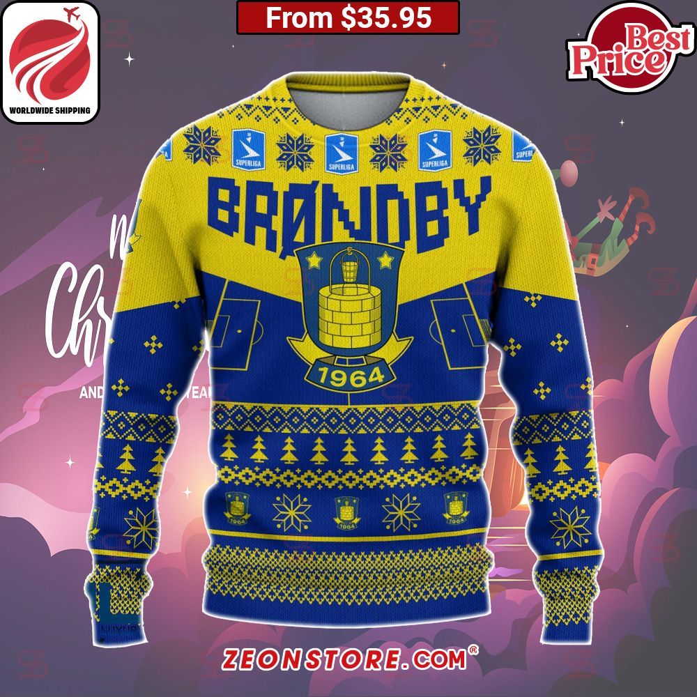 Brøndby IF Custom Christmas Sweater You look so healthy and fit