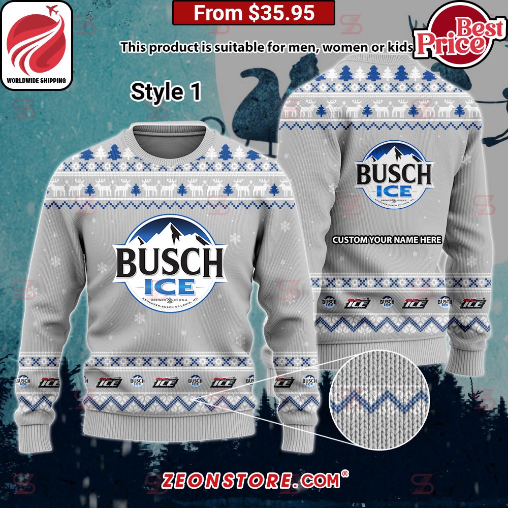 Bud Ice Custom Sweater Wow! What a picture you click