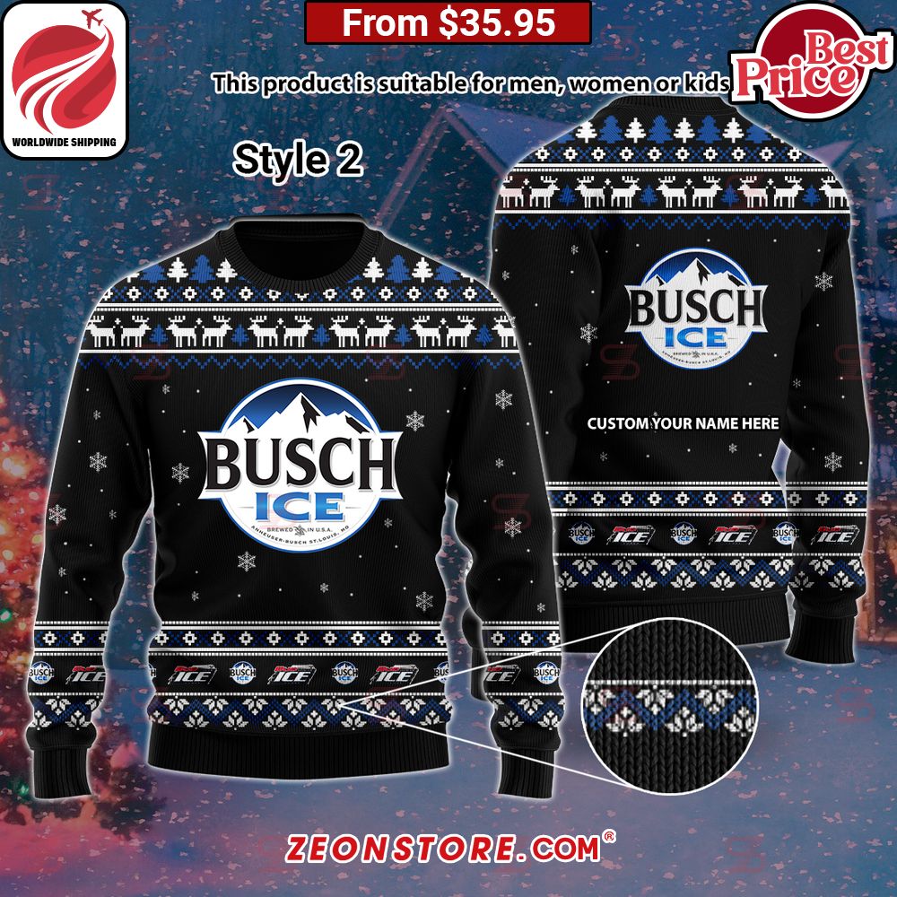 Bud Ice Custom Sweater Bless this holy soul, looking so cute
