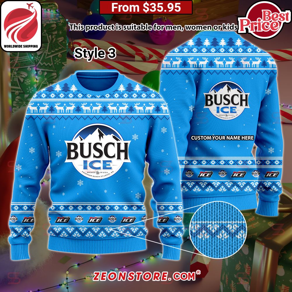 Bud Ice Custom Sweater Wow! What a picture you click