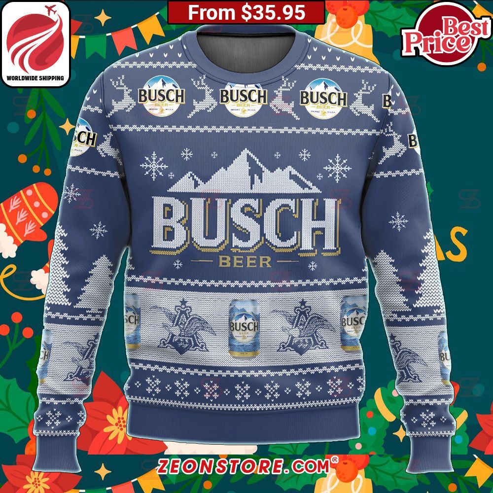 Busch Beer Sweater
