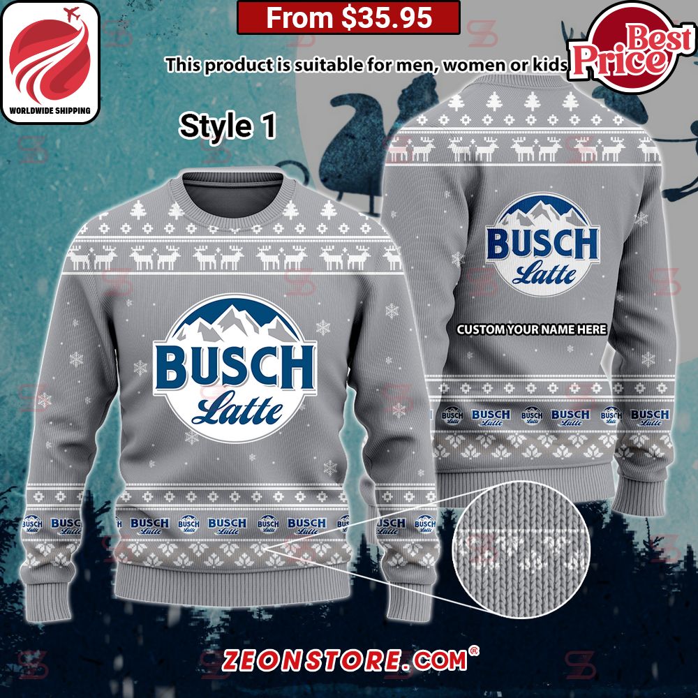 Busch Latte Custom Sweater Cutting dash