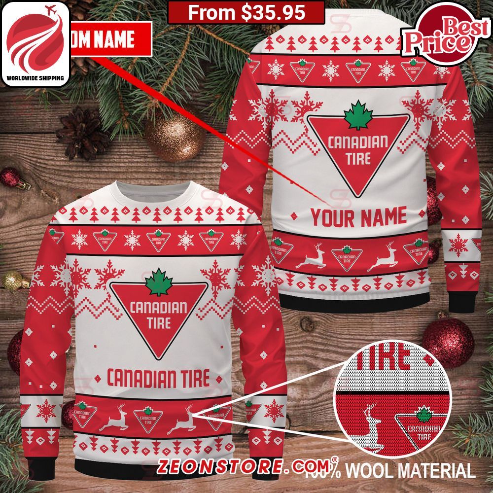 Canadian Tire Custom Christmas Sweater Out of the world