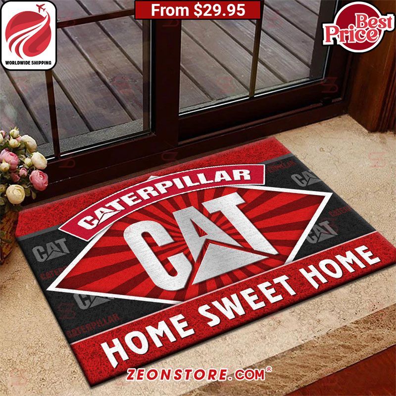 Caterpillar Home Sweet Home Doormat Gang of rockstars