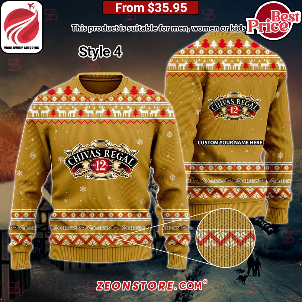 Chivas Regal Custom Sweater Two little brothers rocking together