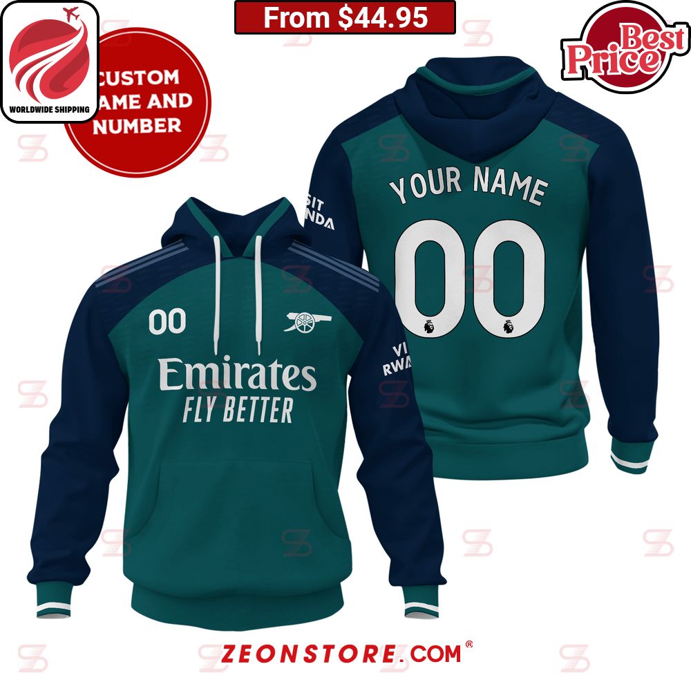 Custom Arsenal FC 3D Hoodie Rocking picture
