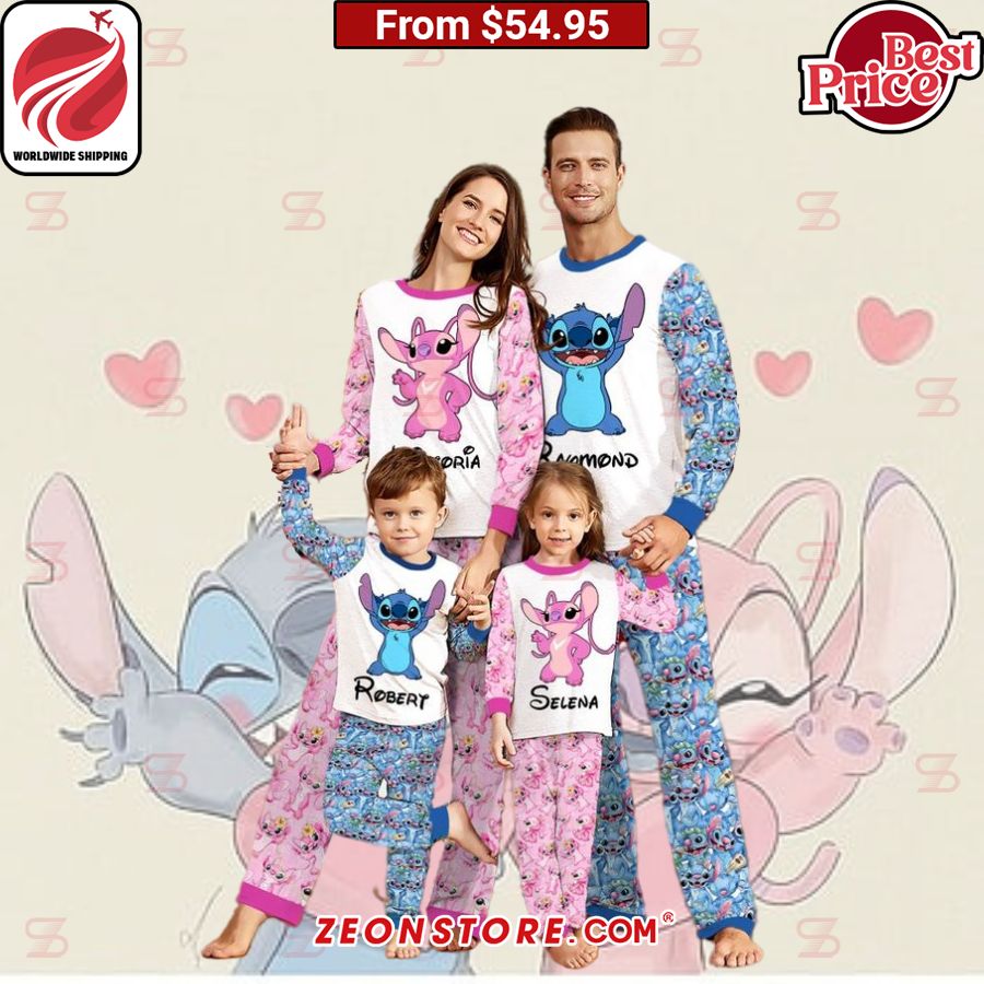 Disney Stitch and Angel Pajamas Set - Zeonstore - Global Delivery