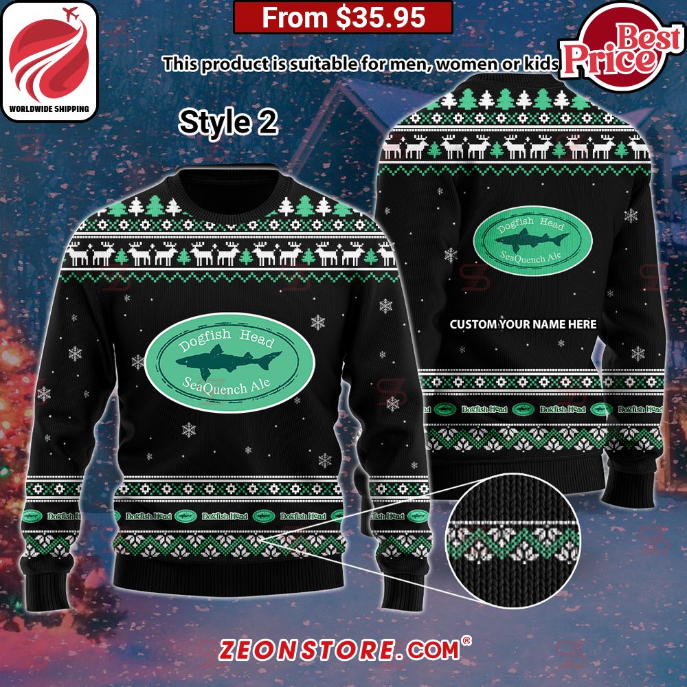 Dogfish Head Custom Sweater Oh my God you have put on so much!