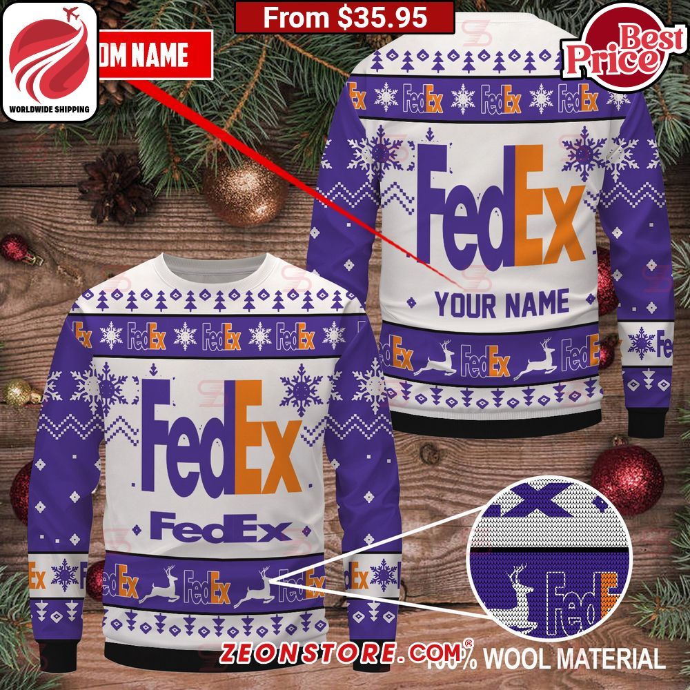 FedEx Custom Christmas Sweater Best click of yours