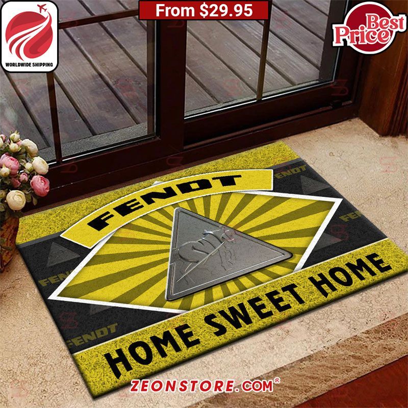 Fendt Home Sweet Home Doormat Your face is glowing like a red rose