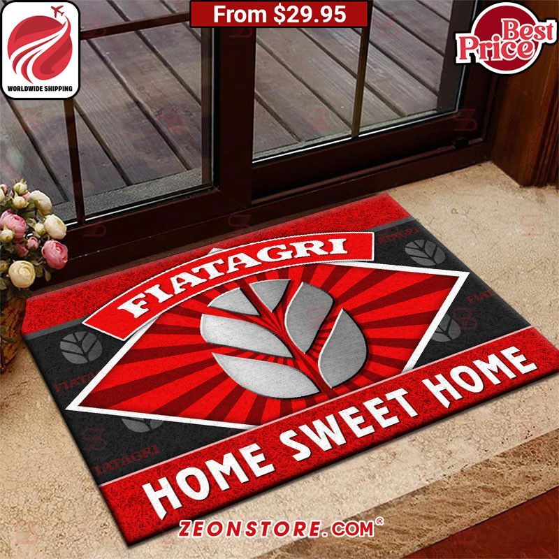 Fiatagri Home Sweet Home Doormat Two little brothers rocking together