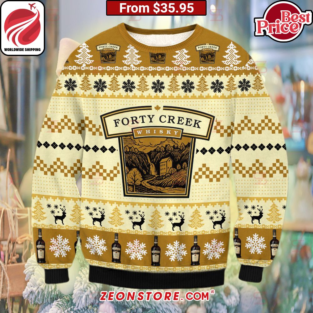 Forty Creek Whiskey Sweater