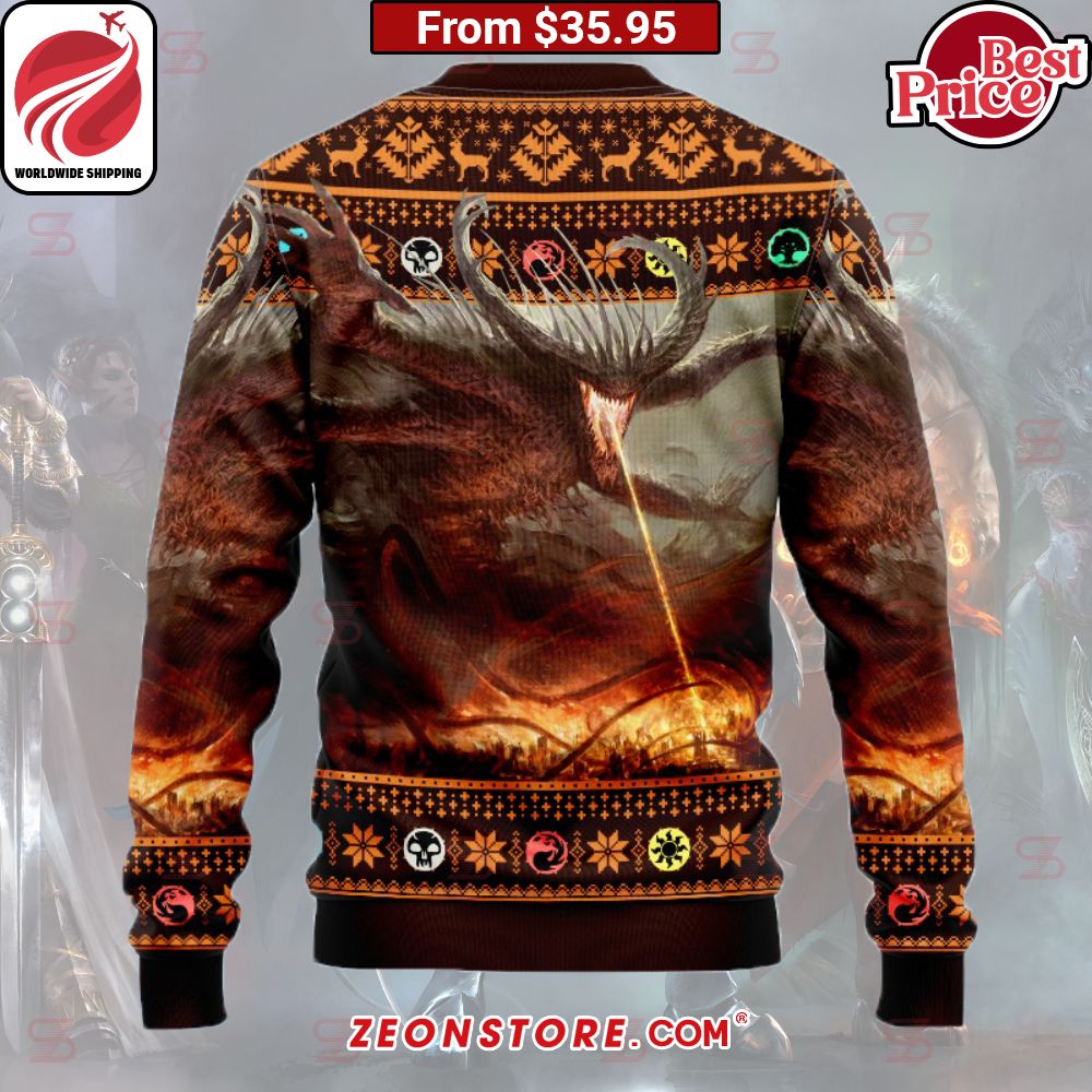 Game MTG Demon Dagdarion Christmas Sweater Nice shot bro