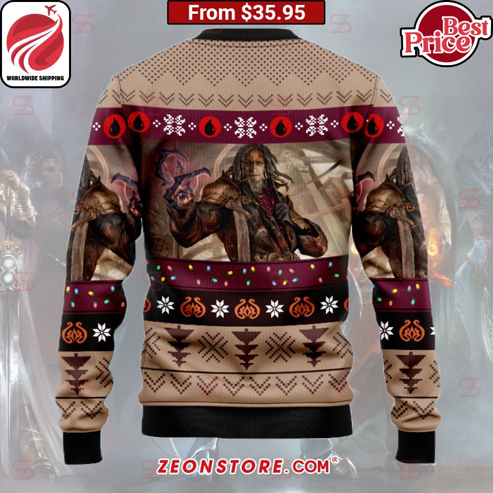 Game MTG Tezzeret the Schemer Christmas Sweater Out of the world
