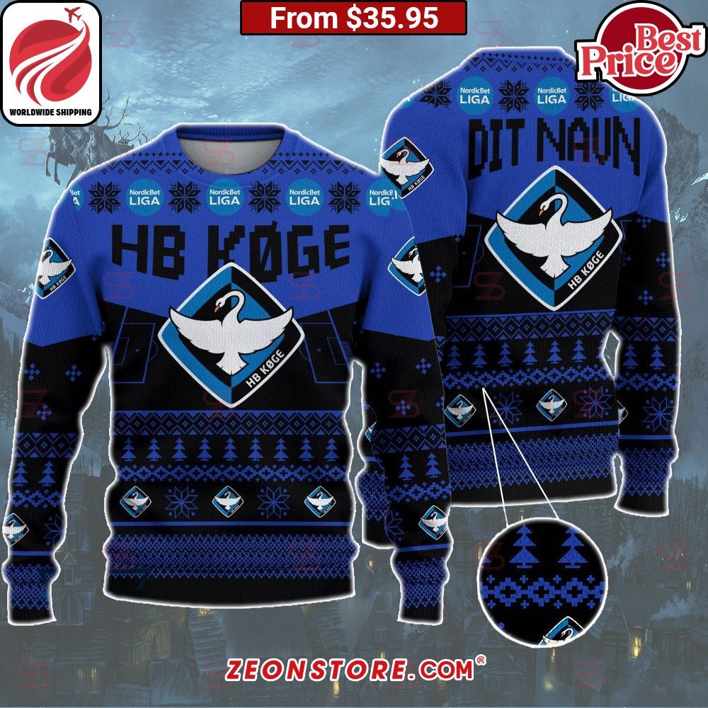 HB Koge Custom Christmas Sweater Nice photo dude