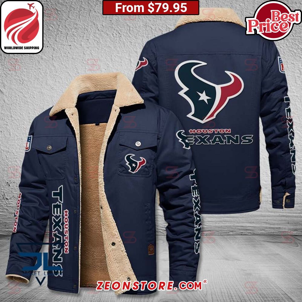 Houston Texans Fleece Leather Jacket You look fresh in nature