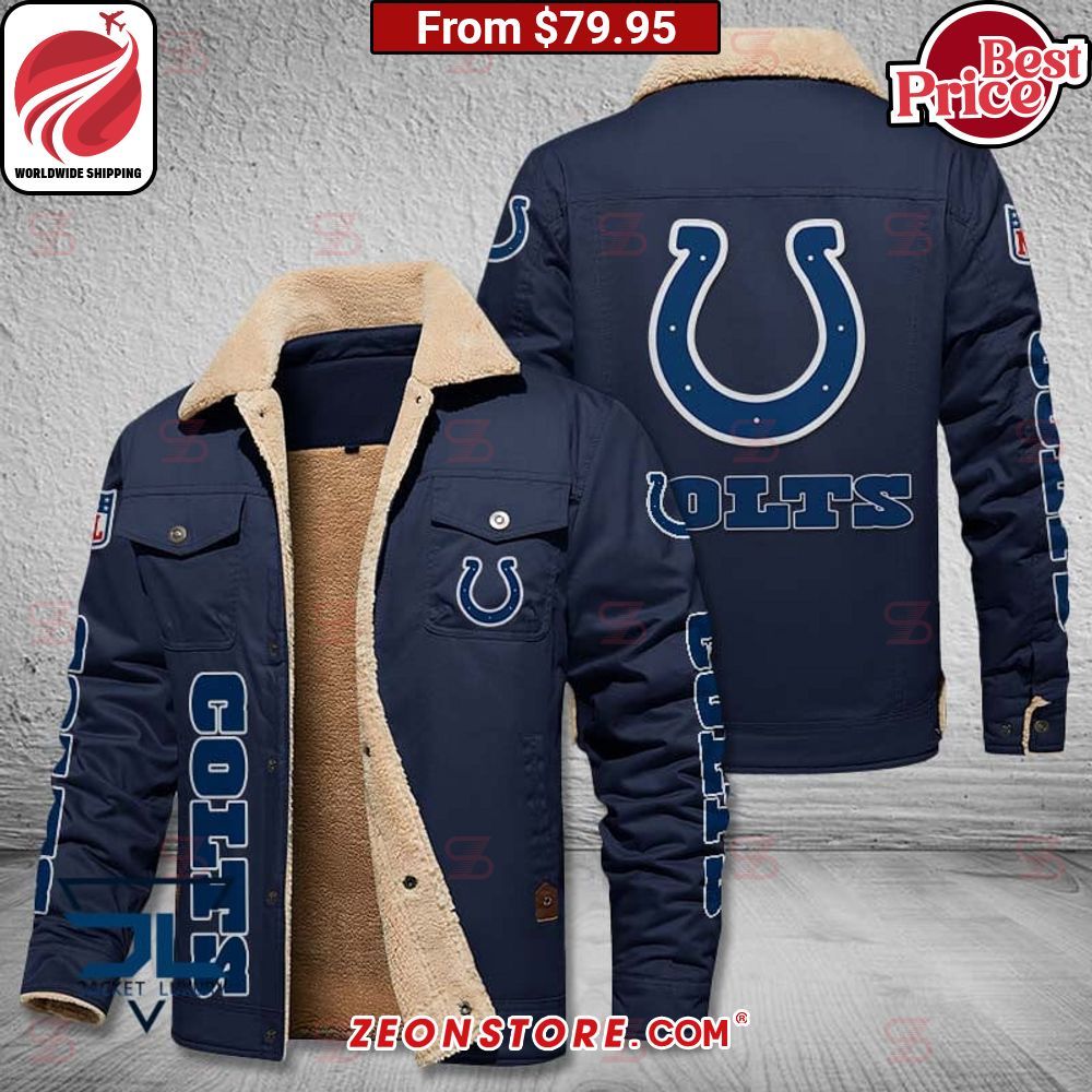 Indianapolis Colts Fleece Leather Jacket Have no words to explain your beauty