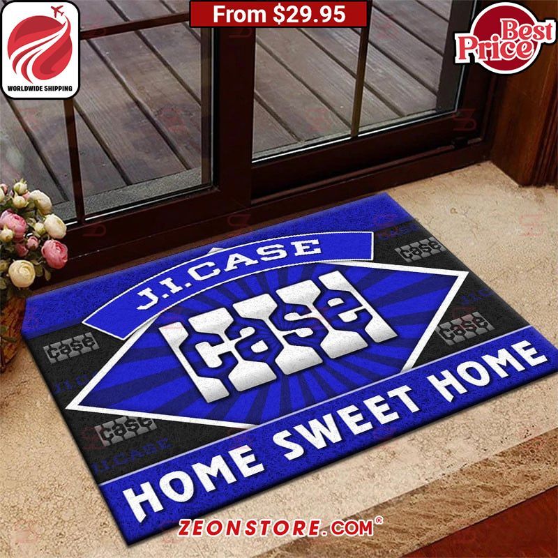 J.I Case Home Sweet Home Doormat Stunning