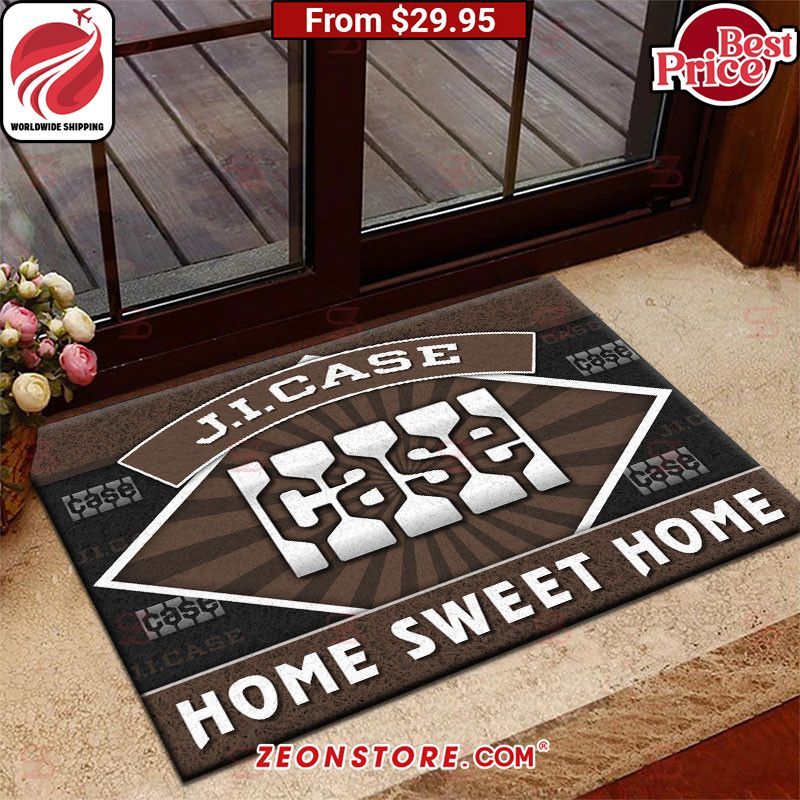 J.I Case Home Sweet Home Doormat Looking so nice