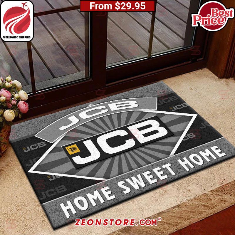 JCB Home Sweet Home Doormat You look elegant man