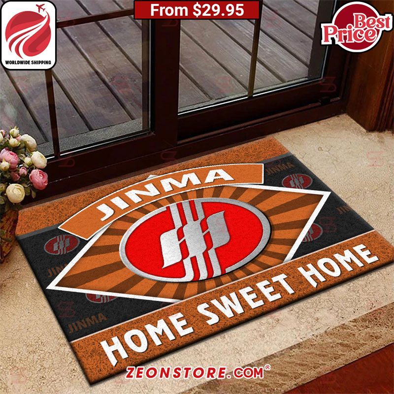 Jinma Home Sweet Home Doormat Two little brothers rocking together