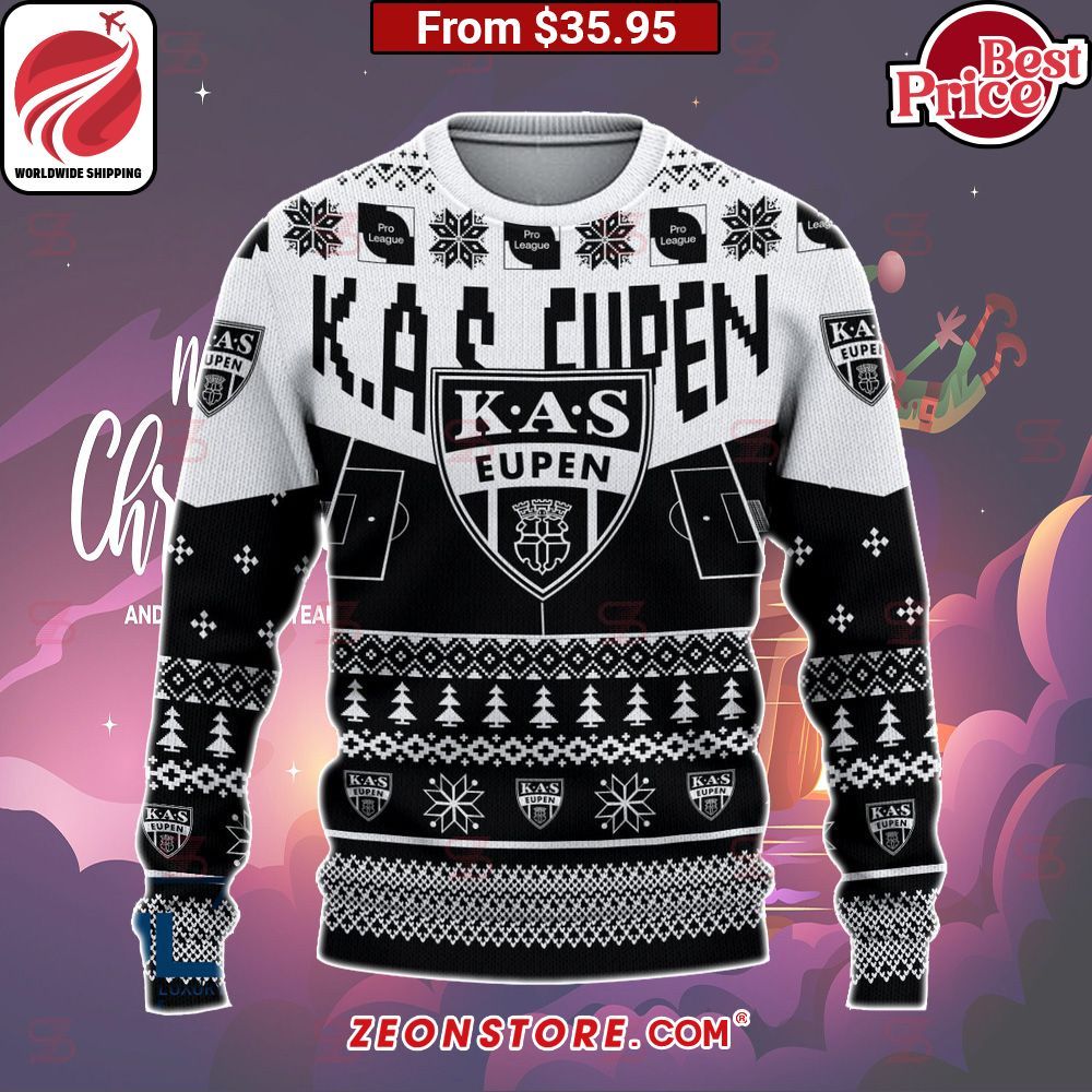 K.A.S. Eupen Custom Christmas Sweater Wow! What a picture you click